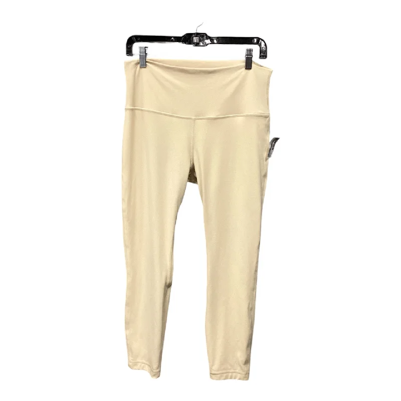 All-Season Outfits Athletic Leggings By Lululemon In Yellow, Size: 12