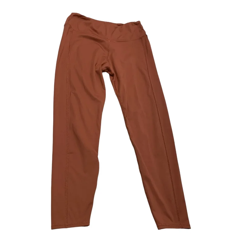 Comfortable Knitwear Athletic Leggings By Madewell In Orange, Size: L