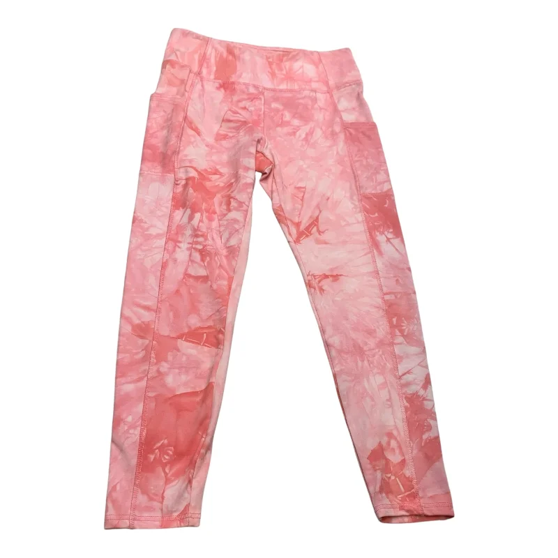 Easy Fit Athletic Leggings By Marika In Pink, Size: L