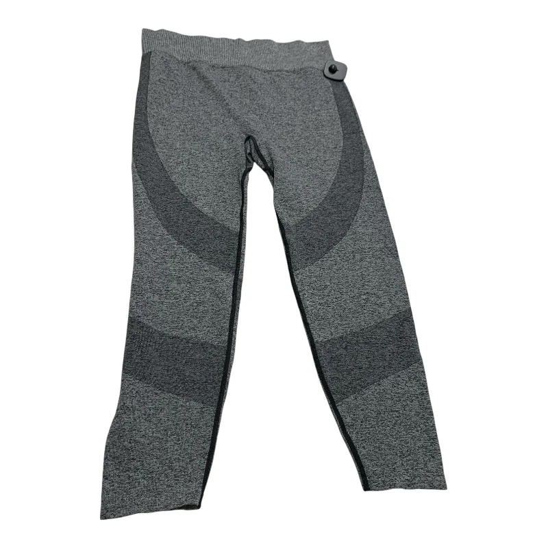 Sporty Jackets Athletic Leggings By Pink In Grey, Size: Xl