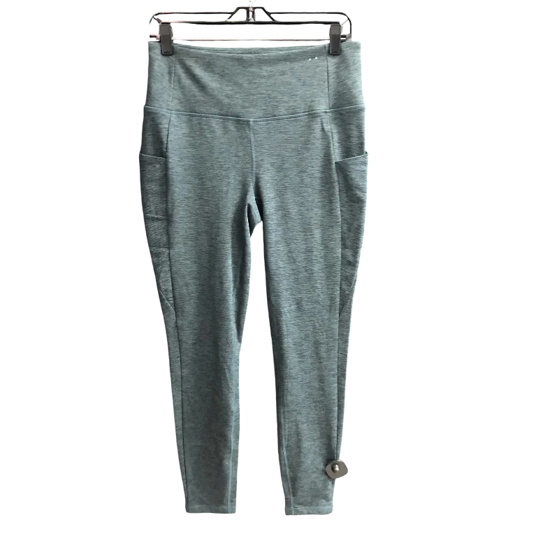 Casual Trousers Athletic Leggings By Rbx In Grey, Size: M