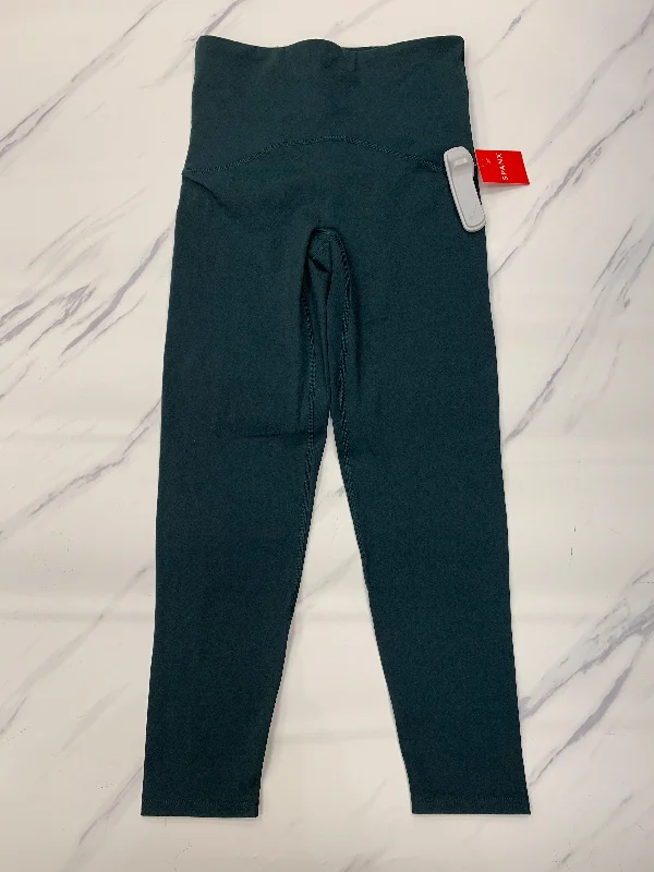 Outdoor Wear Athletic Leggings By Spanx In Green, Size:S