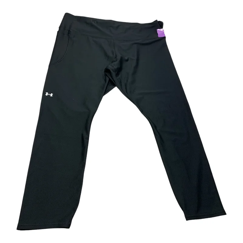 Outdoor Gear Athletic Leggings By Under Armour In Black, Size: 3x