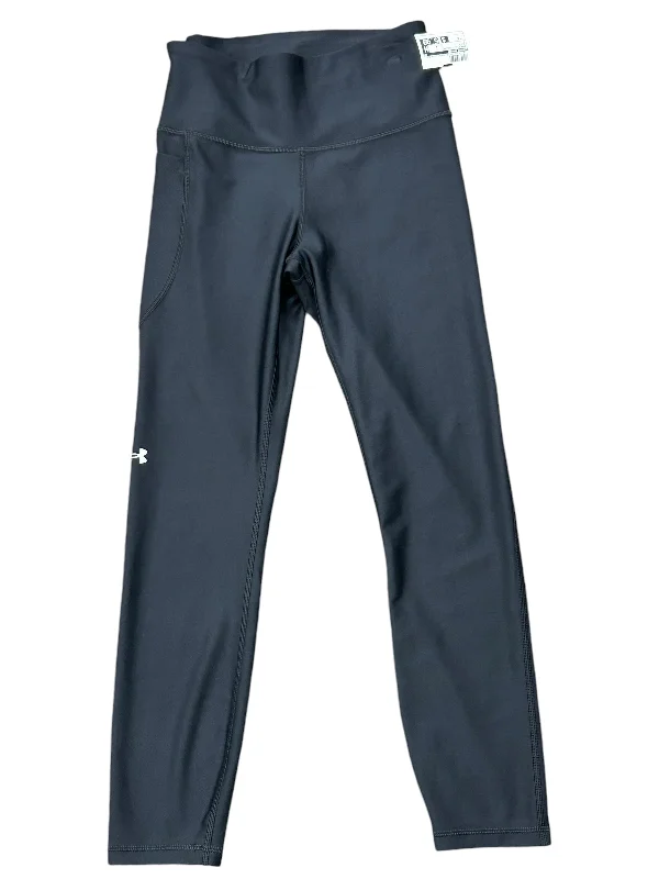 Casual Wear Athletic Leggings By Under Armour In Black, Size: S