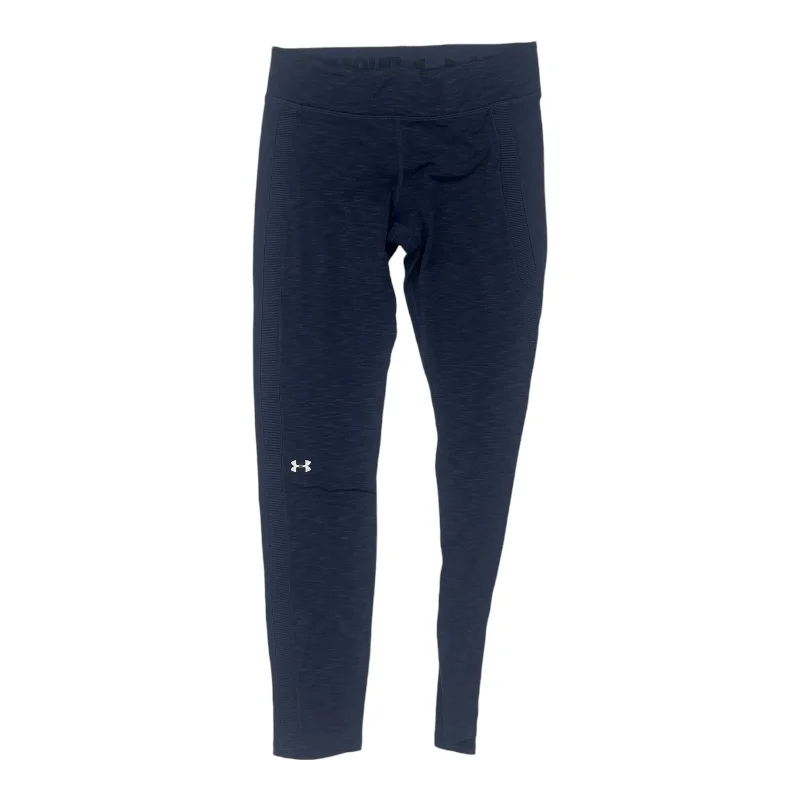 Cool Casuals Athletic Leggings By Under Armour In Navy, Size:M