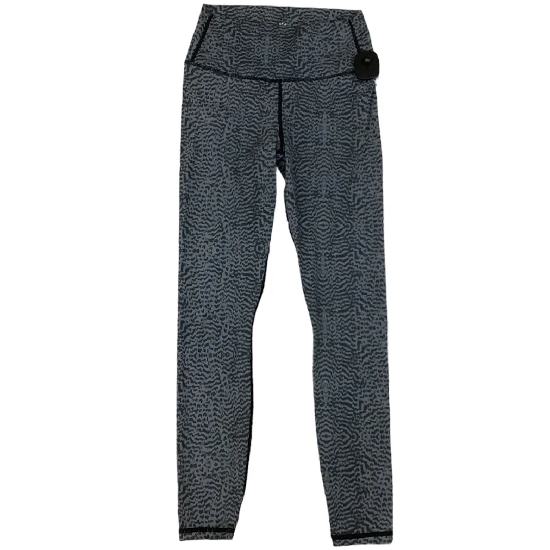 Military Jackets Athletic Leggings By Varley In Green & Grey, Size: Xs