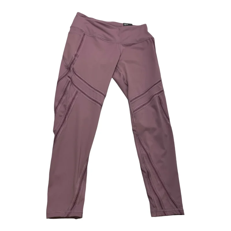 Casual Jackets Athletic Leggings By Victorias Secret In Purple, Size: M