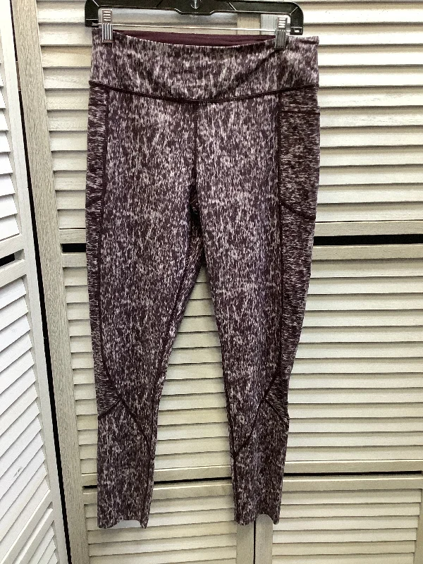 Preppy Pants Athletic Leggings By Victorias Secret In Red, Size: L