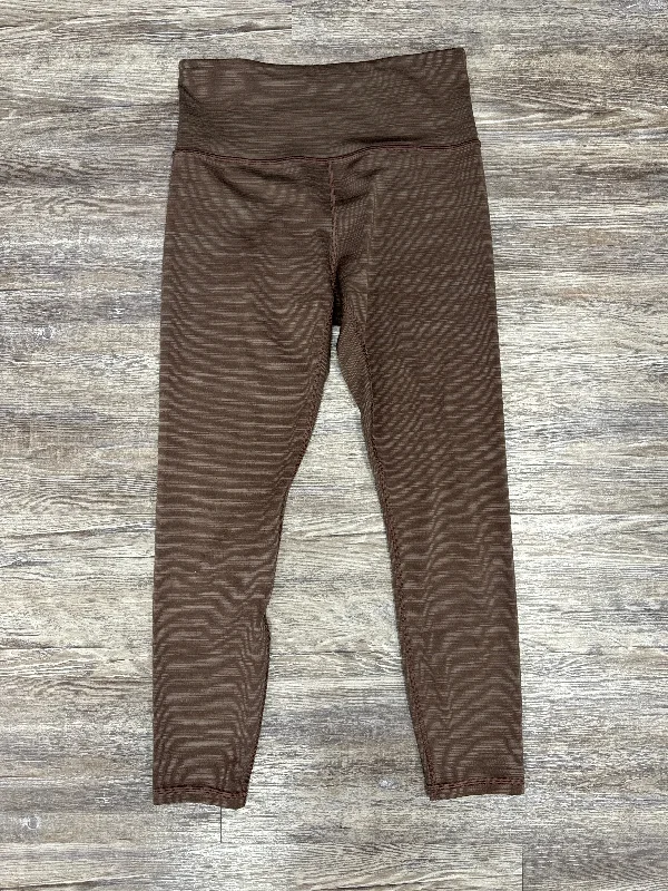 Sport-Inspired Gear Athletic Leggings Capris By Athleta In Brown, Size: S