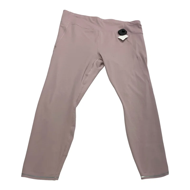 Casual Hoodies Athletic Leggings Capris By Athleta In Purple, Size: Xl