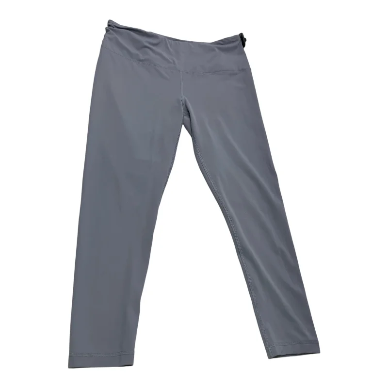 Lightwear Options Athletic Leggings Capris By Yogalicious In Blue, Size: L