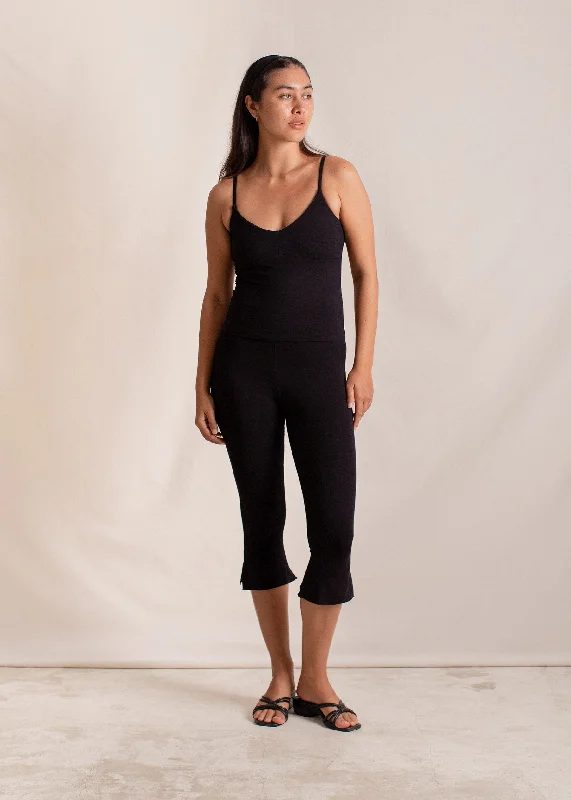 Smart Casual Wear Bella Capri Black