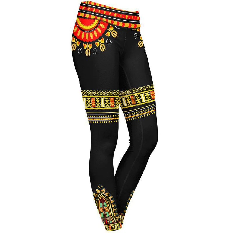 Comfortable Wearables Dashiki Leggings