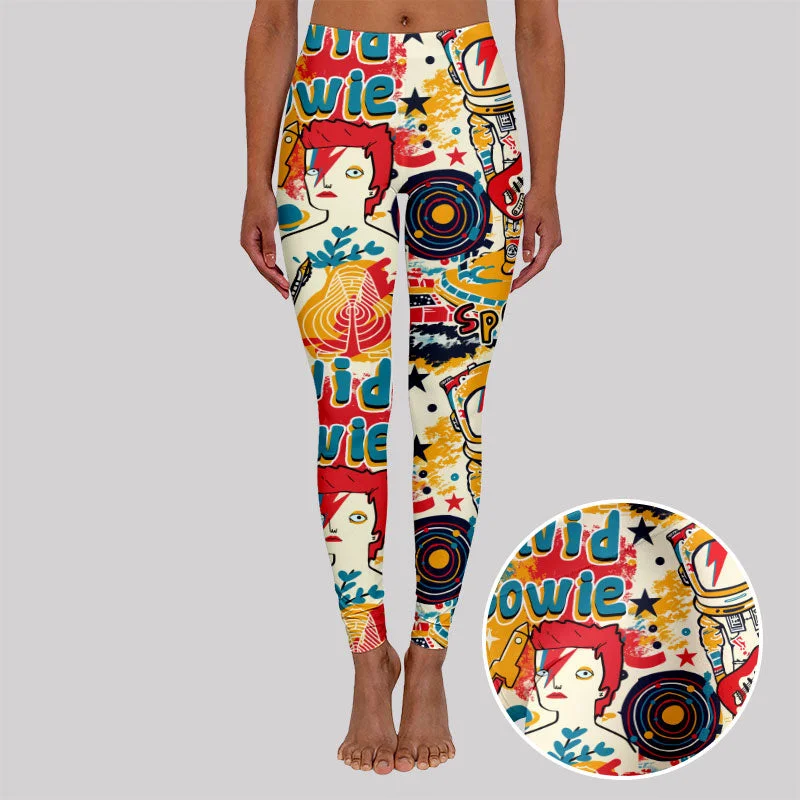 Casual Blazers David Bowie Space Oddity Geek Leggings