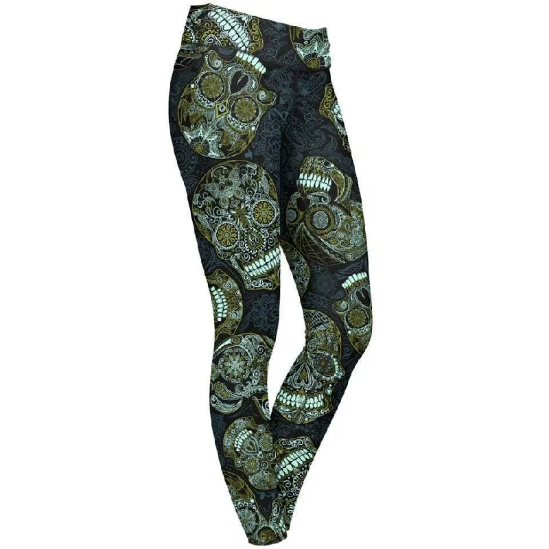 Trendy Jeans Day of the Dead Leggings