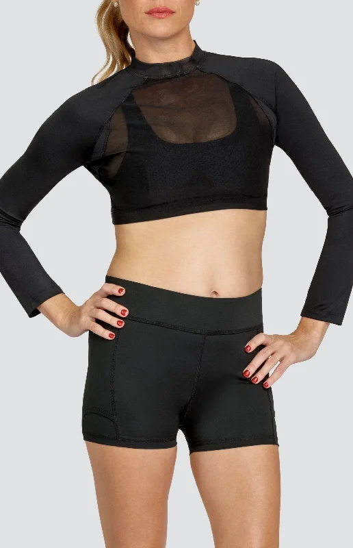 Street Apparel Edie Layering Top - Onyx Black