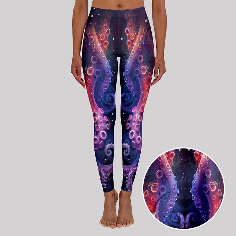 Stylish Hats Fantasy Octopus Geek Leggings