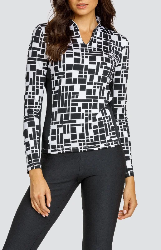 Comfy Jackets Faris Top - Tetra Geo