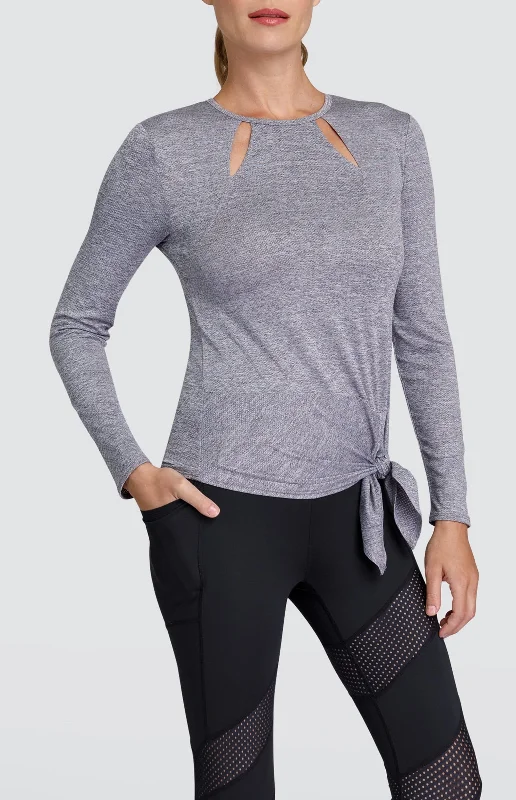 Soft Sweaters Julieta Top - Frosted Heather - FINAL SALE