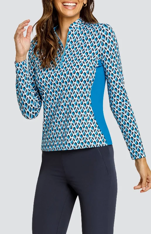 Warm Jackets Laken Top - Cascading Petals