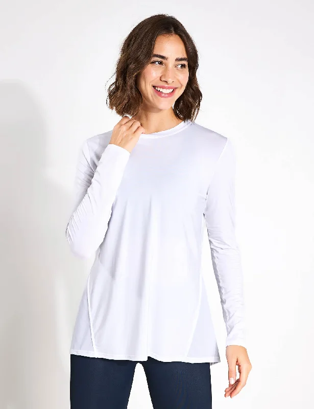 High-end Jackets Kendall Long Sleeve Top - White