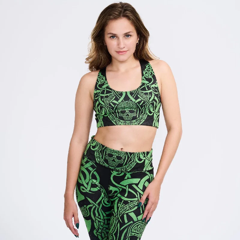 Everyday Wear Medusa Crop Top and Leggings Set