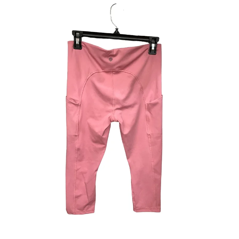 Pink Athletic Leggings Athleta, Size M