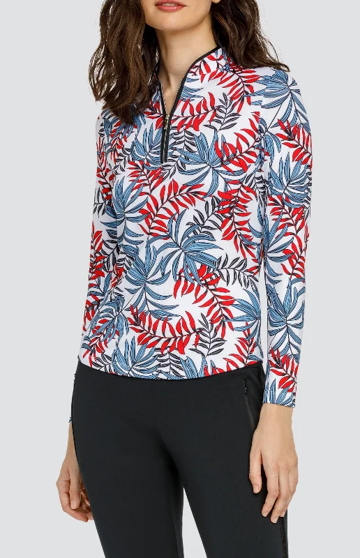 Relaxed Denim Radley Top - Palm Breeze