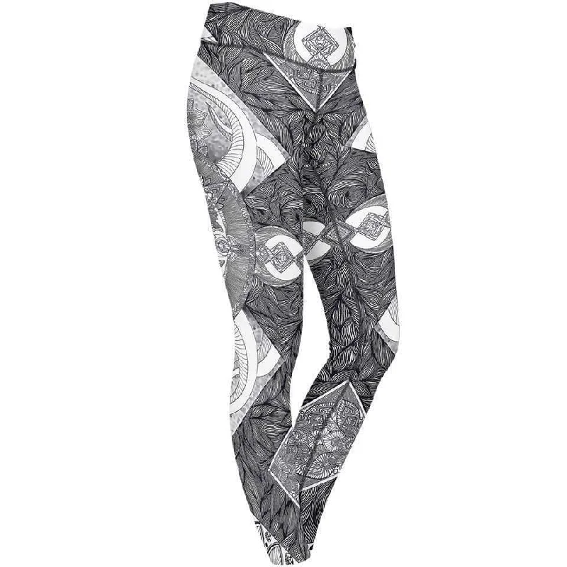 Military Jackets Sacred Mandala Leggings