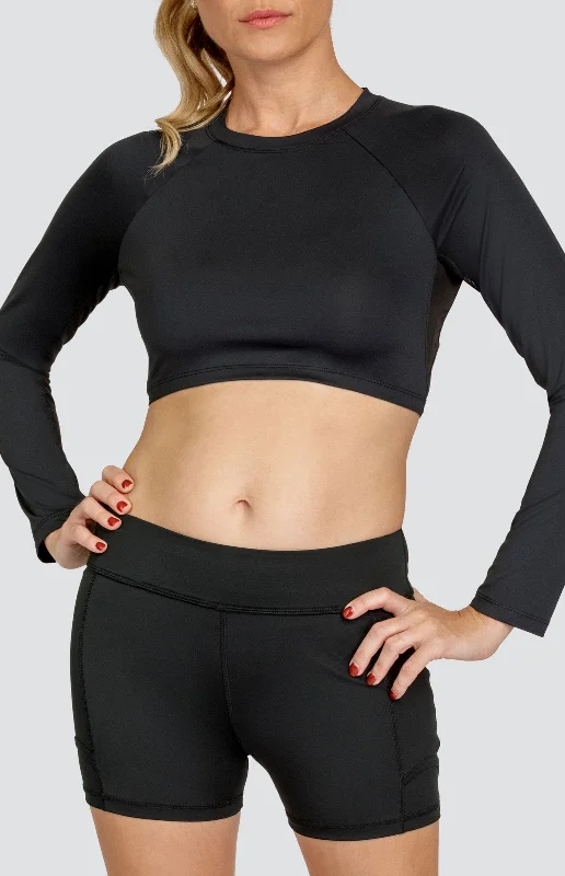 Laid-Back Essentials Sasha Layering Top - Onyx Black