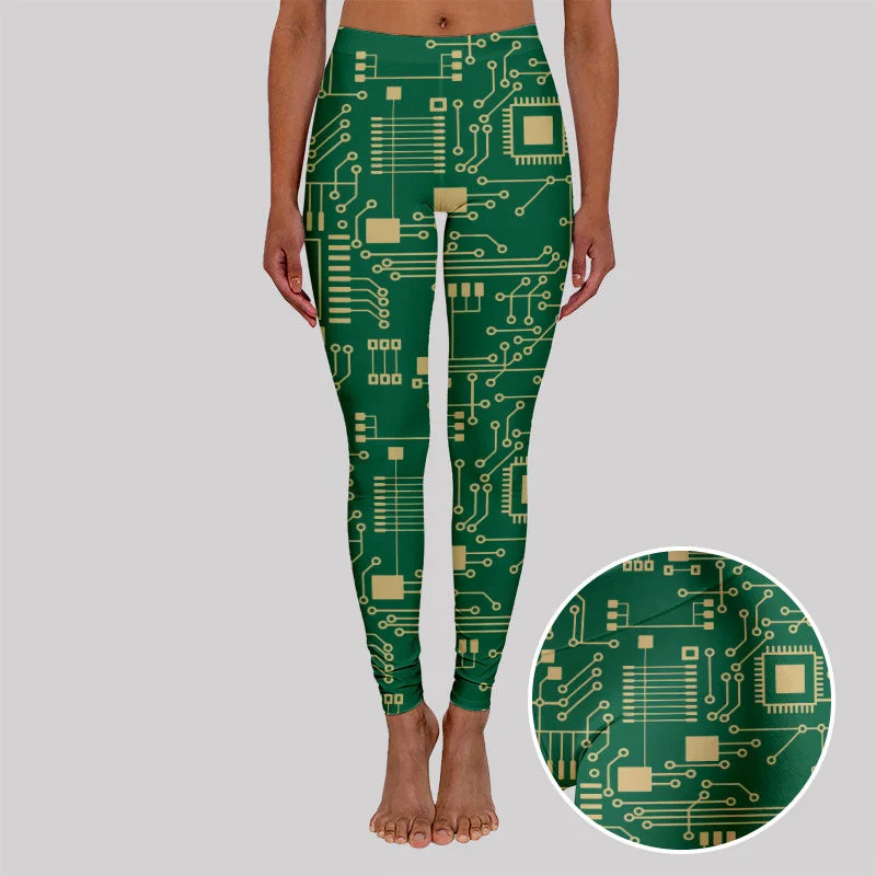 Workwear Jackets Technology Sense Circuit Board Geek Leggings