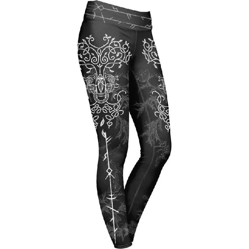 Bold Prints Wisdom of Odin Leggings