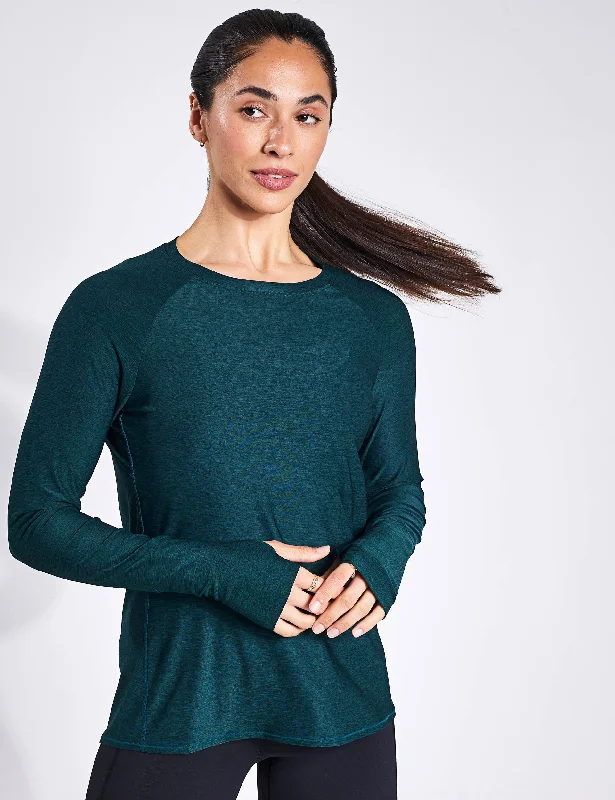 Wool Pants Tempo Performance Longsleeve - Rainforest