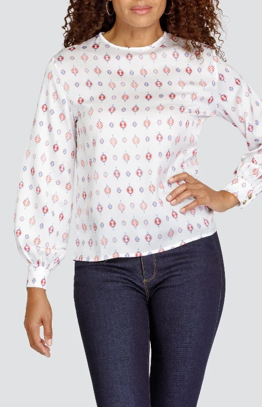 Functional Tops Yolanda Top - Medallion - FINAL SALE