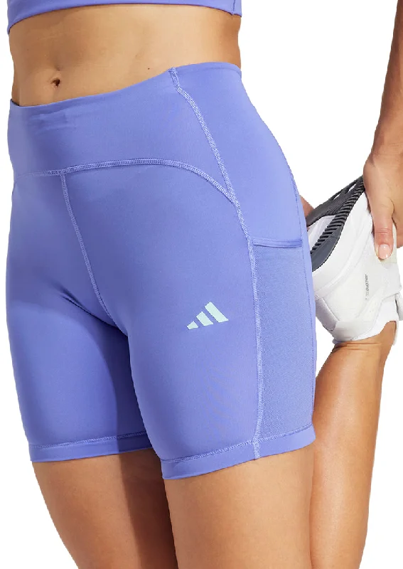 Summer Jackets adidas Adizero 4 Inch Womens Short Running Tights - Blue