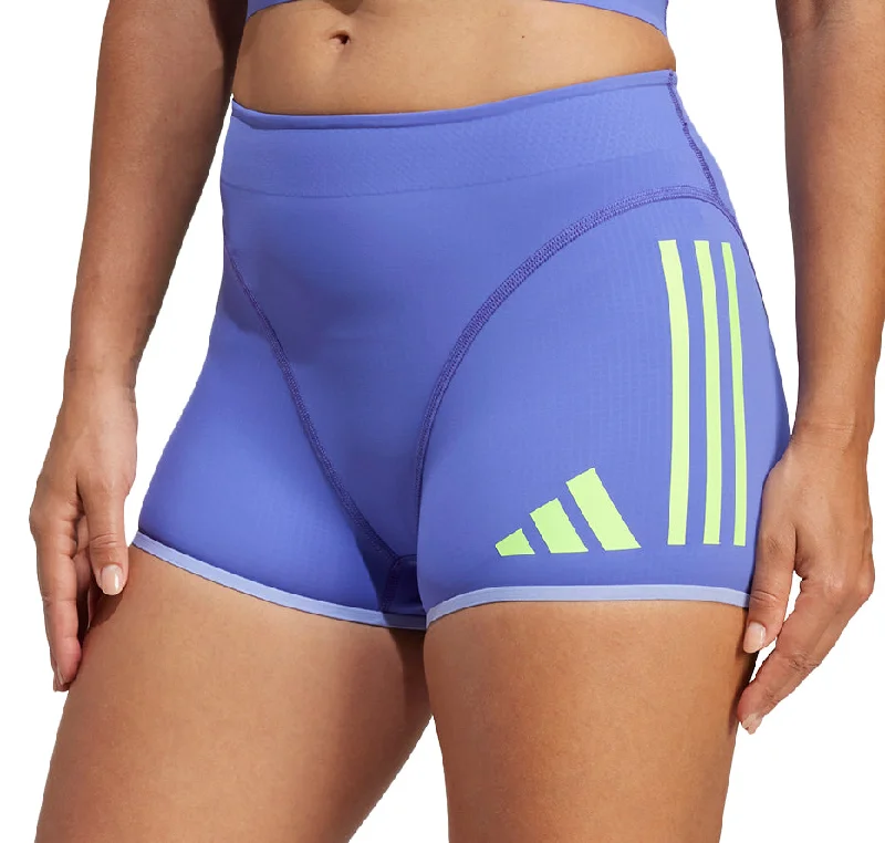 Easygoing Fashion adidas Adizero Promo Womens Short Running Tights - Blue