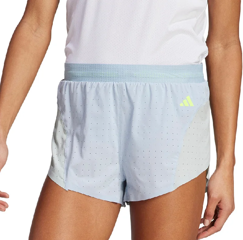 Outdoor Essentials adidas Adizero Womens Split Running Shorts - Blue