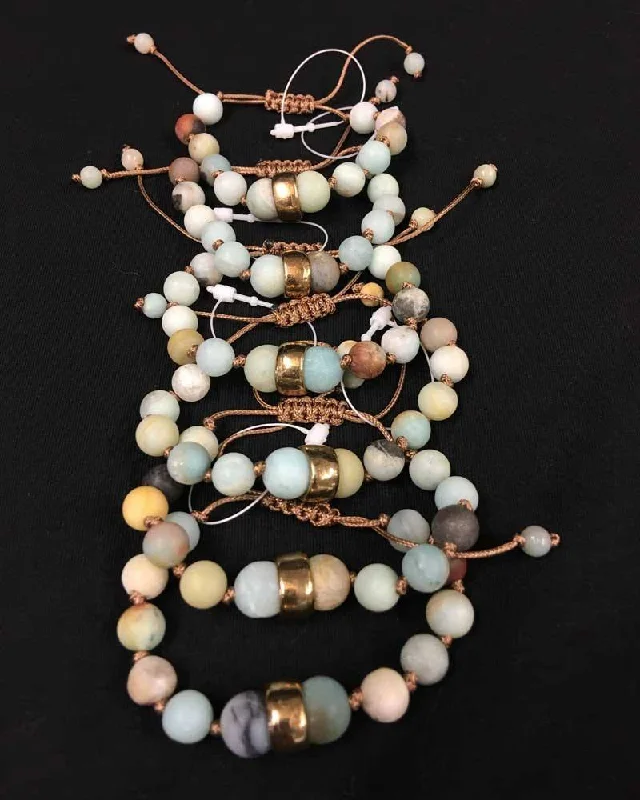 Versatile Looks Amazonite adjustable bracelet