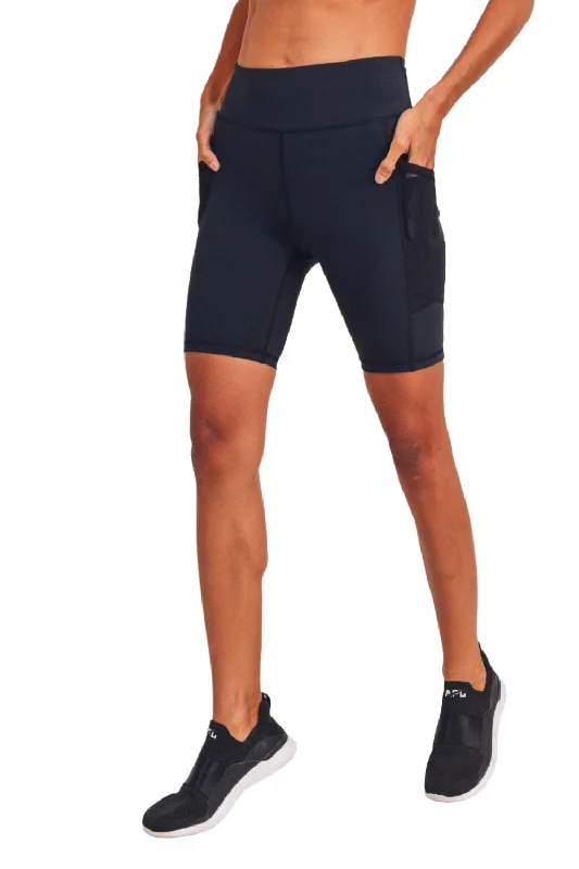 Everyday Outfits Mono B Sweetheart Zippered Back Highwaist Biker Shorts APH8106
