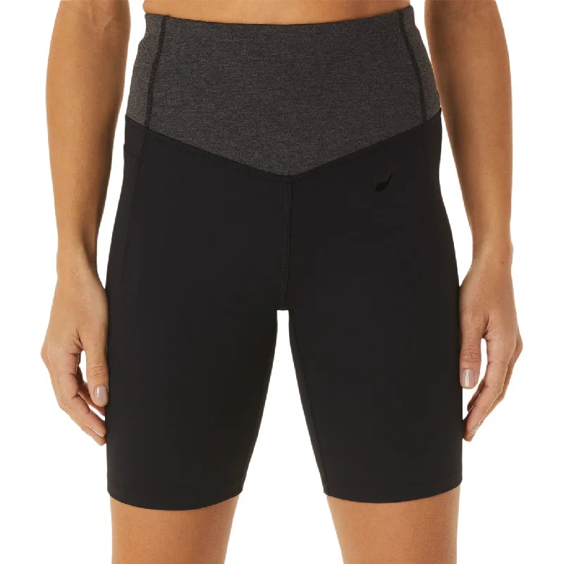 Formal Wear Asics Flexform Colour Block Womens Running Bike Short Tights - Black