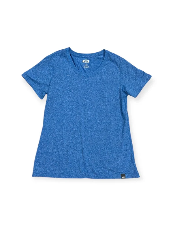 Athletic Top Short Sleeve By Rei In Blue, Size: M