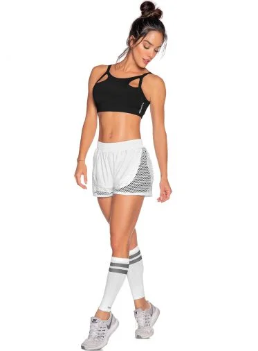 Easygoing Fashion Babalu 9759 Mesh Shorts with Shorts attached