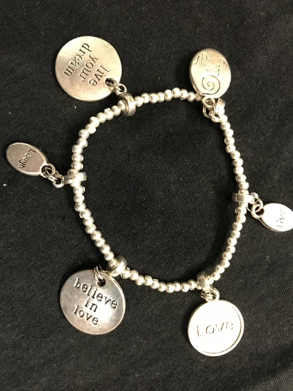 Lightweight T-shirts Bali Queen Inspirational Stretch Charm Bracelet