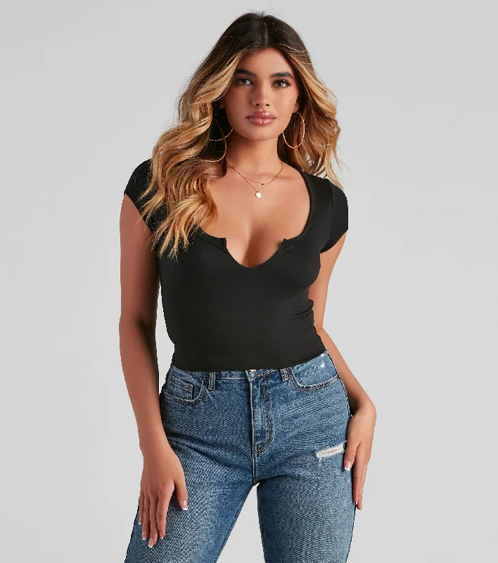 Business Attire Basic Babes Only Crop Top