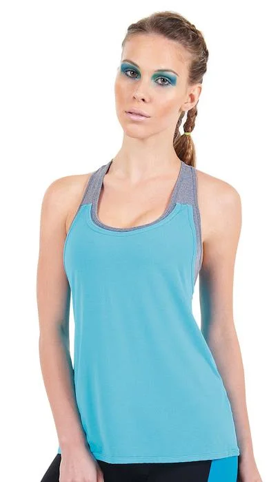 Smart Wear Bia Brazil Activewear Double Trouble Mesh Tank TT4308