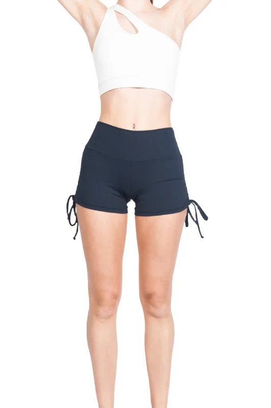 Casual Trousers Bia Brazil Activewear Side Tie Shorts SH2473 Black