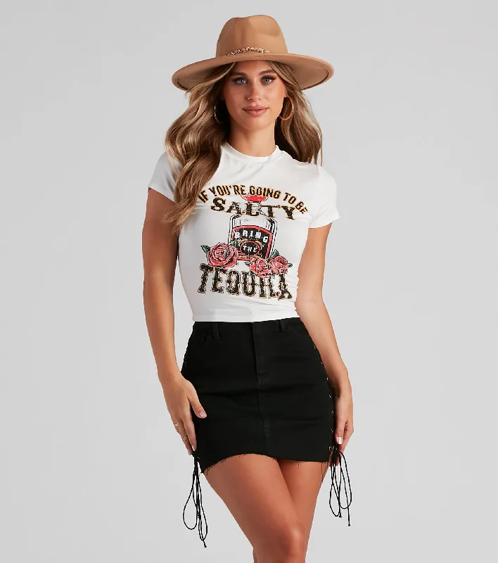 Classic Casual Bring The Tequila Graphic Tee
