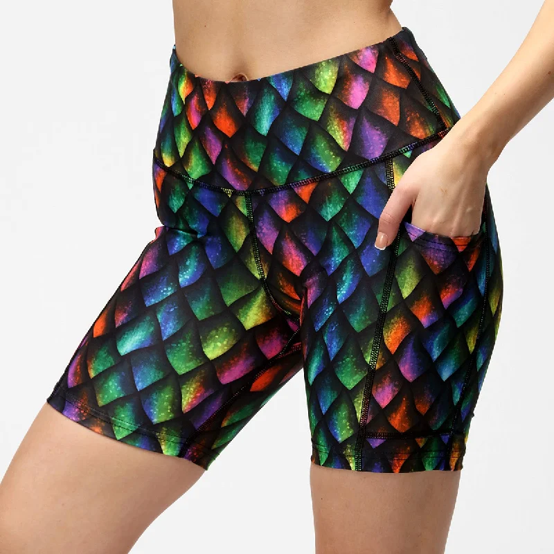 Casual Boots Dragon Scales Running Shorts
