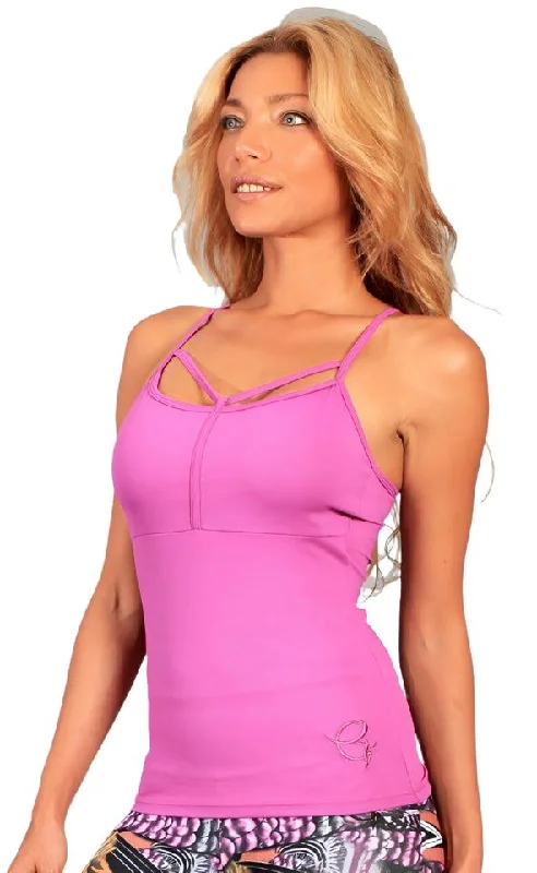 Weekend Outfits Equilibrium Activewear Lotus Lattice Tank Top LT1048