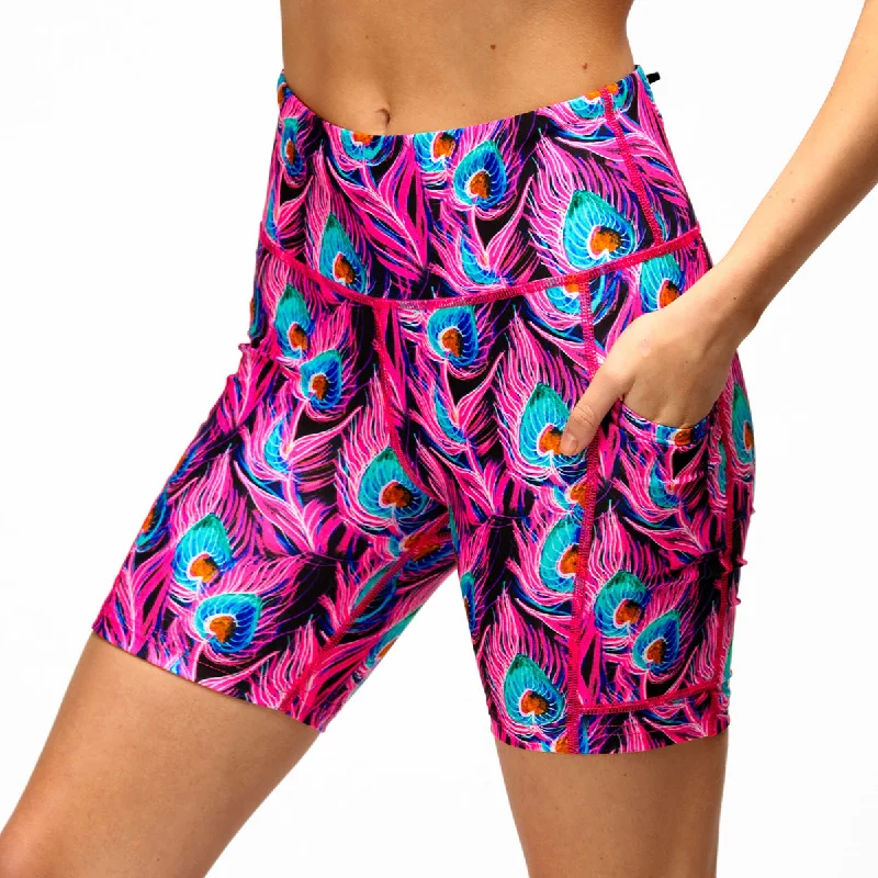 Sporty Essentials Flamboyant Feathers Running Shorts